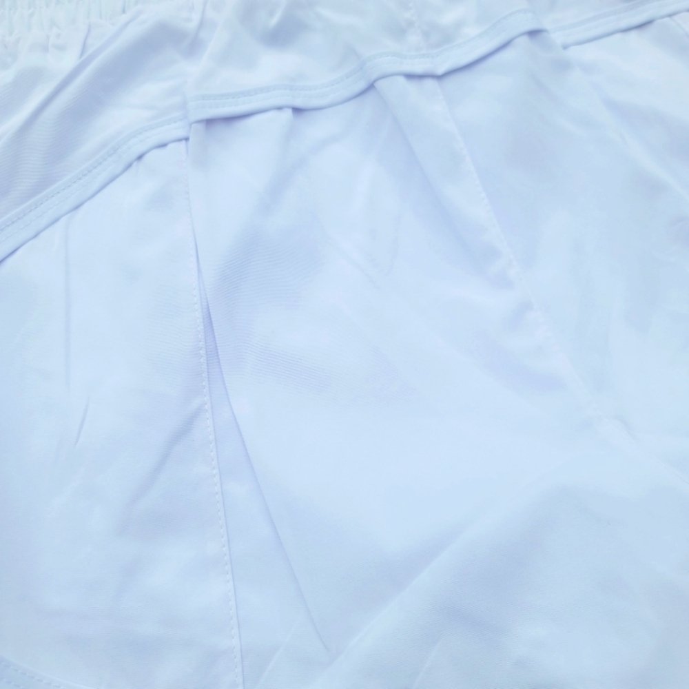 Pedigree FreeRUN High Waist Lined Shorts with Zipper Pockets | White - Picture 7 of 9